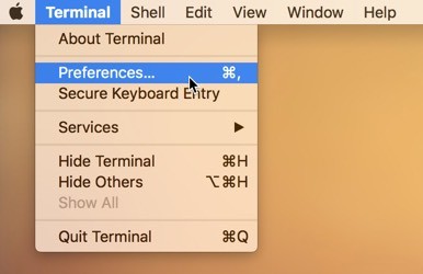 personalizar-terminal-macos-terminal-menú-preferencias