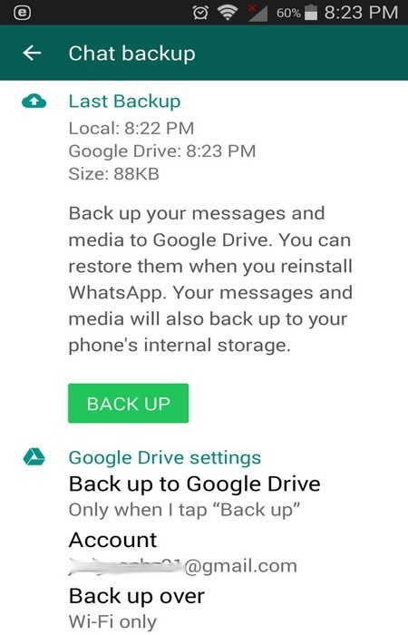 Copia de seguridad de WhatsApp Google Drive1