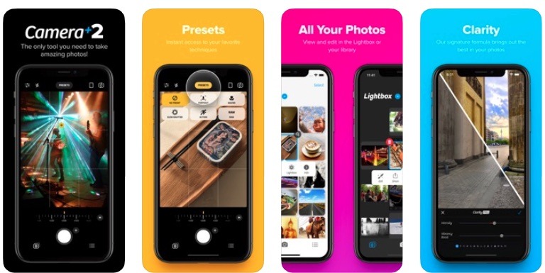 Las mejores aplicaciones de cámara para iPhone Cameraplus Two