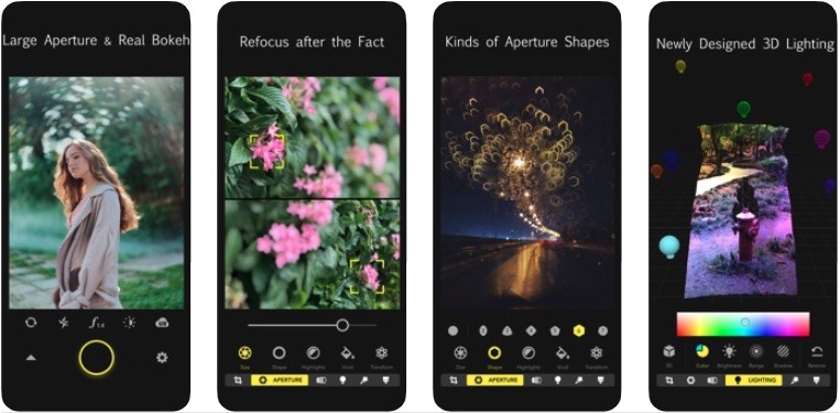 Mejores aplicaciones de cámara para iPhone Focos