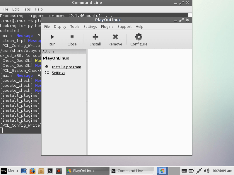 PlayOnLinux ofrece una interfaz de usuario más fácil de usar.