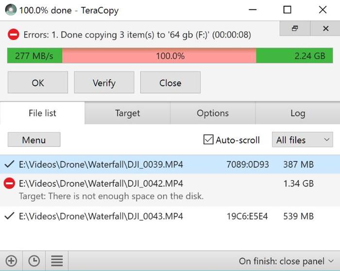 Formas de copiar archivos más rápido Windows Teracopy