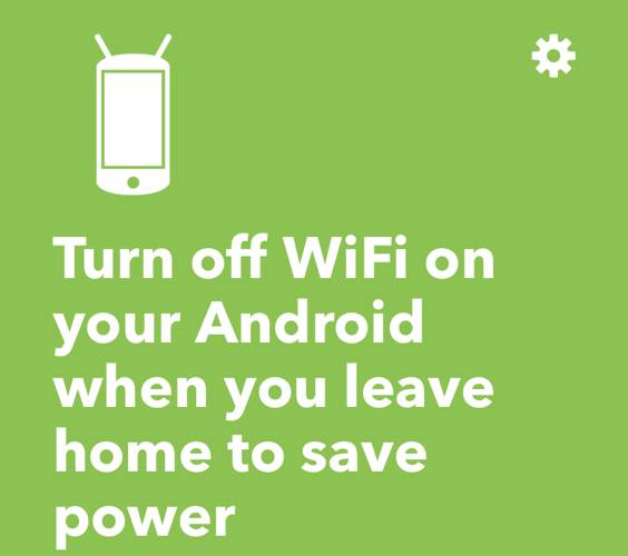 Ifttt Android Automation Wi Fi Auto On Off