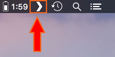 icono de la barra de estado del servidor plex