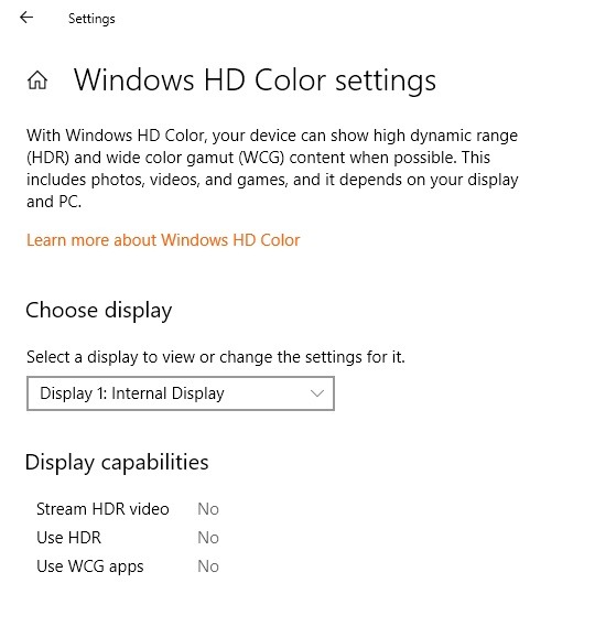 Compatibilidad con Windows11 Hdr
