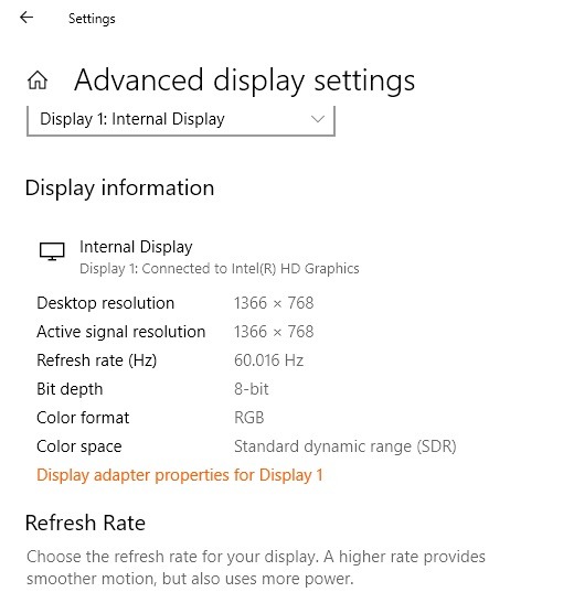 Pantalla de compatibilidad con Windows11 Avanzada 1