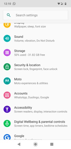 Cerrar sesión en la cuenta de Google Android Eliminar cuenta 1