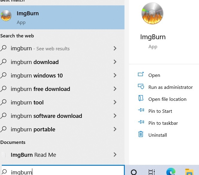 Instalación filtrada de Windows11 Imgburn