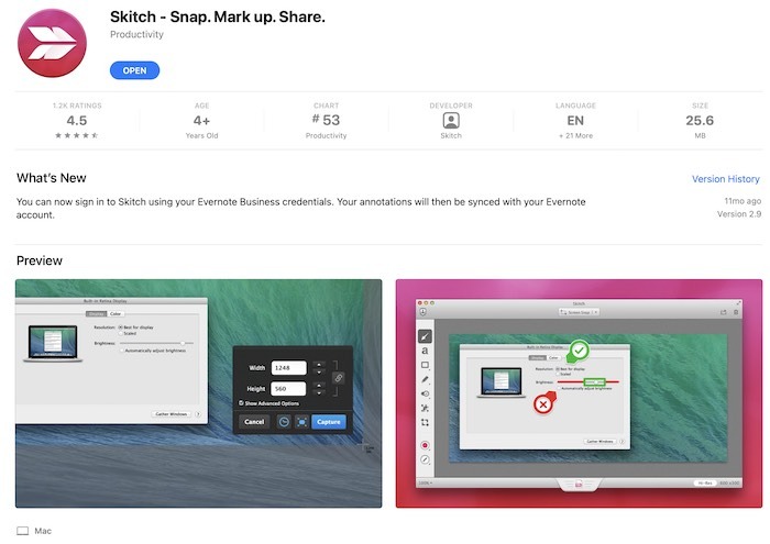 Cómo desenfocar imágenes Mac Skitch App Store 1