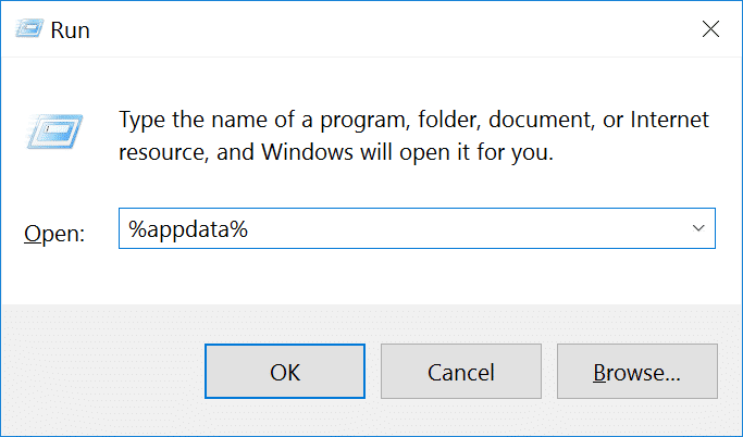 windows  ejecutar appdata