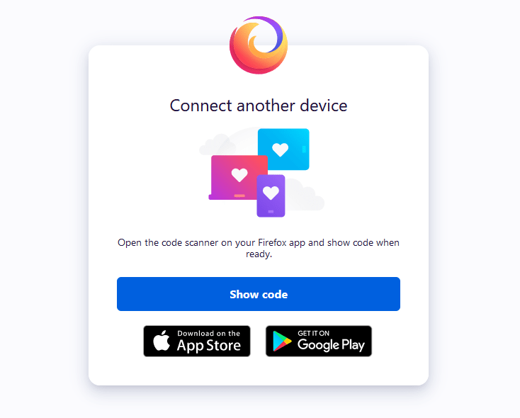 Cómo sincronizar Firefox Conectar otro dispositivo