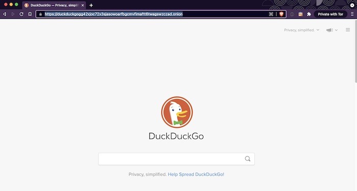 Motores de búsqueda web profunda Duckduckgo