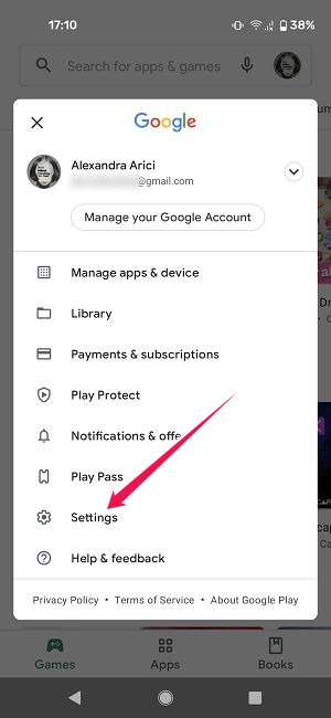 Cómo actualizar la configuración de Android Play Store de aplicaciones