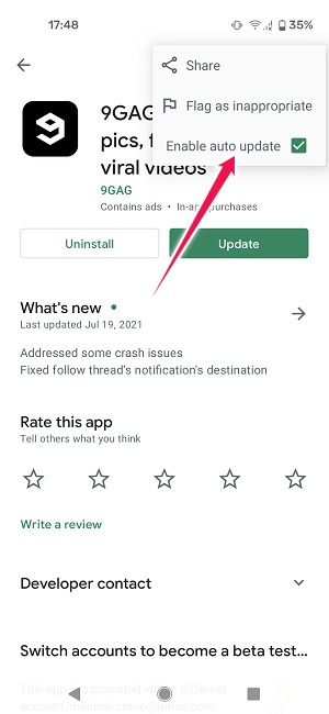 Cómo actualizar aplicaciones Android Play Store Auto Update Enabler