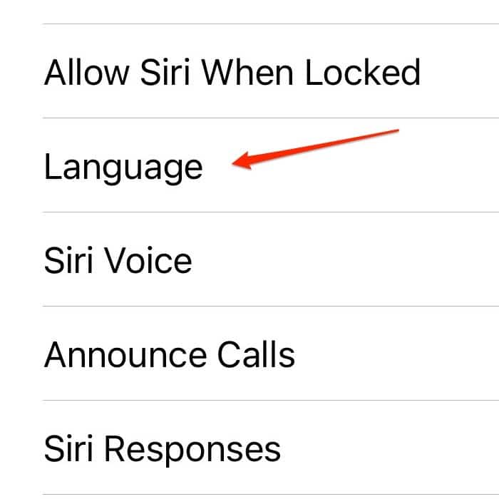 Configuración de iPhone en idioma Siri