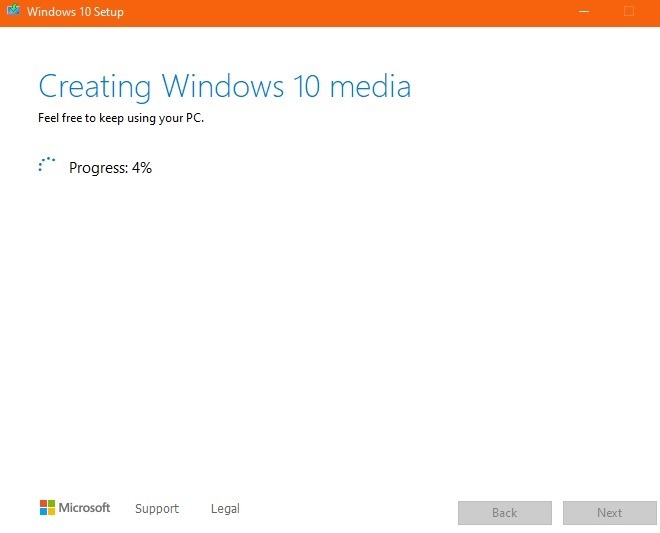 Instalación limpia de Windows10 Creación de medios de Windows10
