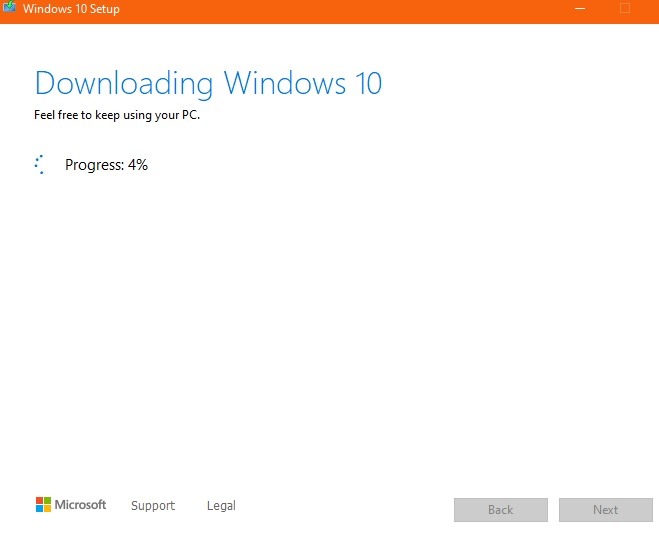 Descarga de instalación limpia de Windows10