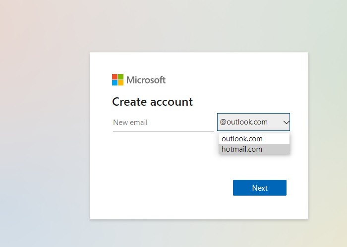 Hotmail Cambiar el nombre de Outlook Crear cuenta