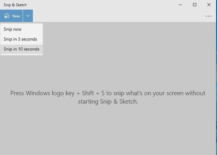 Captura de pantalla de Windows Login Snip And Sketch 10 Seconds