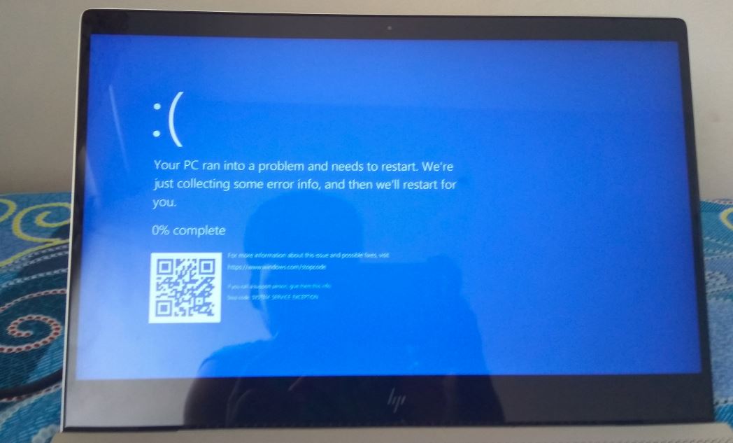 Error de pantalla azul de Windows 10