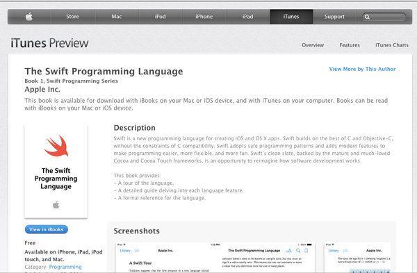Swift-Programming-Lanuguage-iBooks