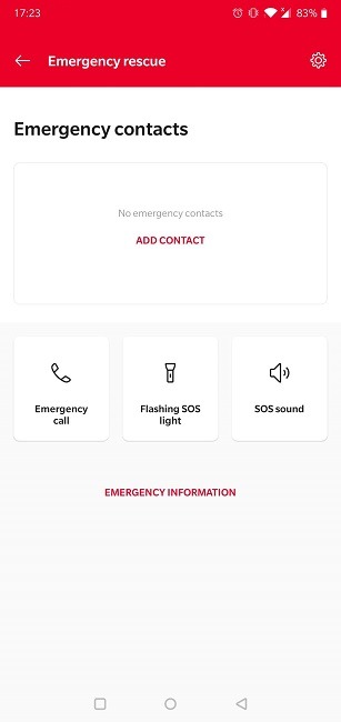 Aplicaciones de Android Compartir ubicación Opciones de emergencia