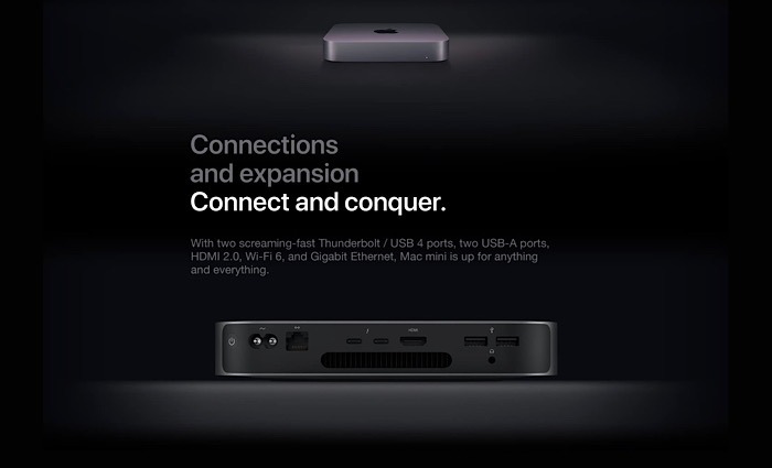 Conexiones Mac Mini M1