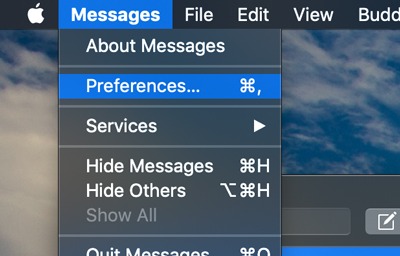Preferencias para compartir pantalla de Mac