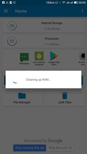 Aplicación Clean Up Ram Memory Optimizer