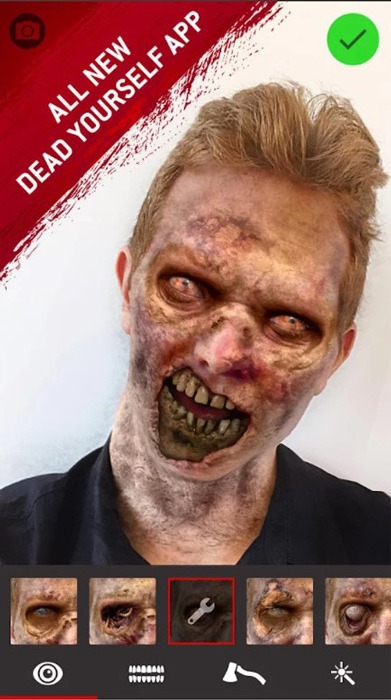 Aplicaciones de miedo Halloween Walking Dead Dead Yourself