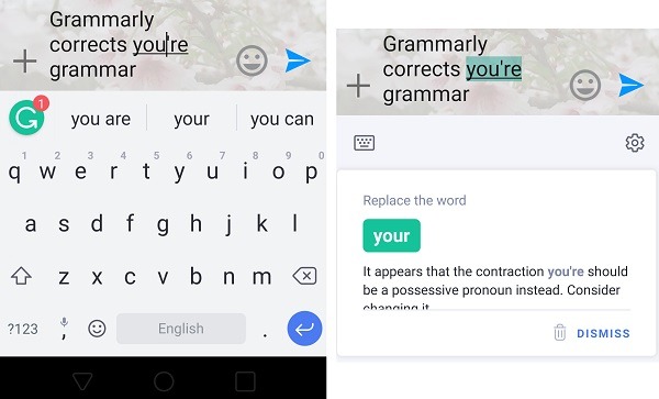Las mejores aplicaciones de gramática para Android Grammarly