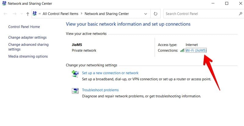 Conexiones de Windows de contraseña de Wi Fi