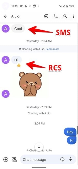 Rcs Messages Identify