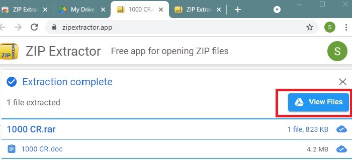 Zip Rar Google Drive Zip Extractor Ver archivos
