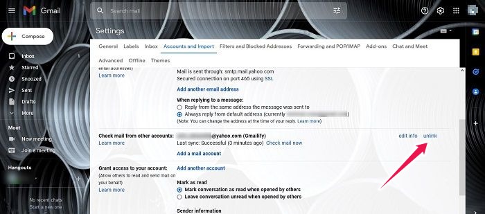 How To Read Yahoo Mail Any Email App Gmail Unlink Account