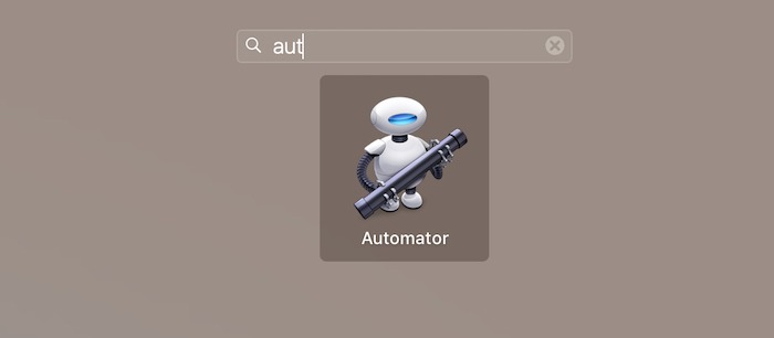 Cómo utilizar Mac Automator Launchpad