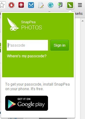snappea-google-chrome-passcode