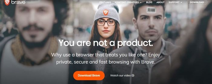 Los mejores navegadores web Linux Brave