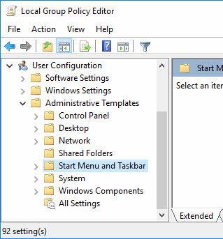 win10-clear-Recent-doc-jumplist-navigate-to-policy