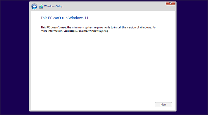 Esta PC no puede ejecutar Windows 11
