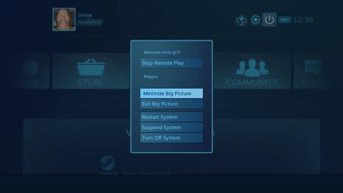 Transmitir juegos que no sean de Steam Steam Link Minimizar Panorama general