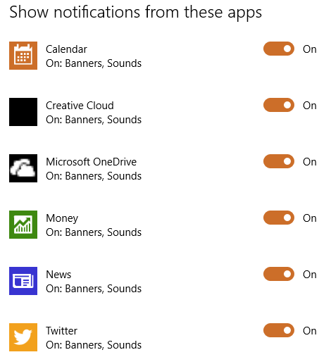 notificaciones de aplicación windows 10