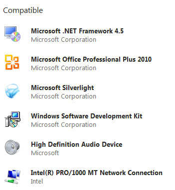 programas compatibles