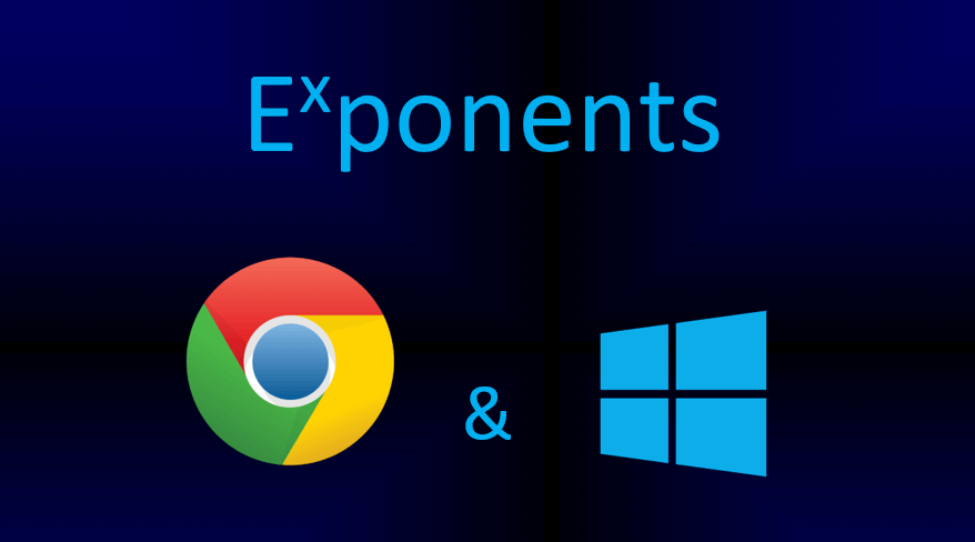Cómo escribir exponentes en Chromebooks y PC con Windows