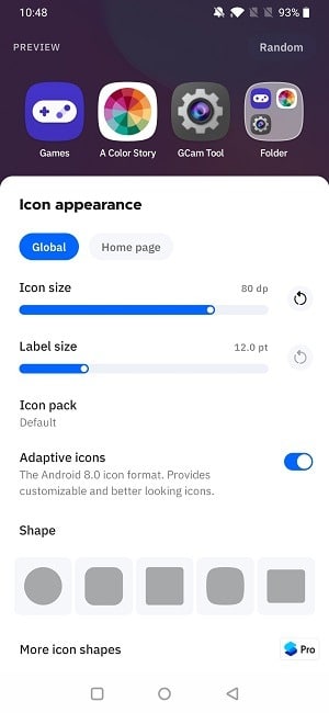 Cómo cambiar el tamaño del icono de la aplicación Cambiar el tamaño inteligente de los iconos de la aplicación