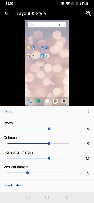 Cómo cambiar el tamaño del icono de la aplicación Cambio de diseño de Apex