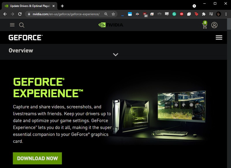 Descarga de la guía de configuración de Gfe, paso 1