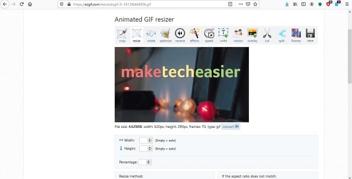 Las mejores aplicaciones para crear Gifs Ezgif