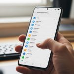 Manos sosteniendo smartphone Xiaomi mostrando historial de notificaciones Android